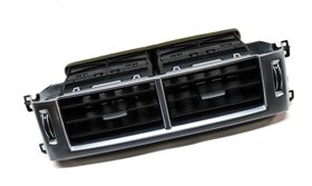 Thumbnail 3: 15 LAND RANGE ROVER SPORT (L494) FRONT CENTER HEAT AIR AC HVAC DASH VENT (BLACK)