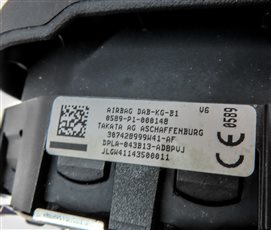 Thumbnail 6: 14-17 RANGE ROVER SPORT (L405 L494) 3.0L - STEERING WHEEL AIRBAG AIR BAG (BLACK)