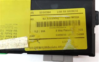Thumbnail 4: 2015 LAND RANGE ROVER SPORT (L494) FRONT RIGHT PASSENGER SEAT CONTROL MODULE