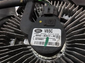 Thumbnail 5: 13-16 RANGE ROVER SPORT (L405 L494) CONDENSER ELECTRIC COOLING FAN & SHROUD