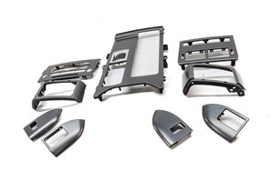Thumbnail 2: 15 LAND RANGE ROVER SPORT (L494) INTERIOR DASH CONSOLE DOOR TRIM SET/9 (SILVER)