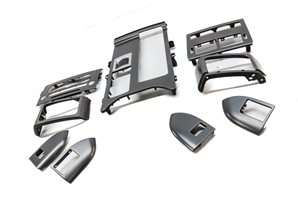 Thumbnail 3: 15 LAND RANGE ROVER SPORT (L494) INTERIOR DASH CONSOLE DOOR TRIM SET/9 (SILVER)
