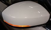Thumbnail 2: 14-20 RANGE ROVER SPORT (L494) RIGHT P-FOLD HEAT BLIND SPOT DOOR MIRROR (WHITE)