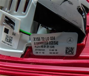 Thumbnail 6: 2015-2020 MERCEDES GLA250 (X156) LEFT DRIVER REAR INNER TAILLIGHT LIGHT LAMP