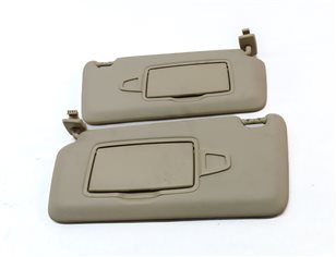 Thumbnail 2: 14-20 MERCEDES CLA GLA CLASS (C117 X156) FRONT LEFT & RIGHT SUNVISOR SET (BEIGE)