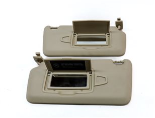 Thumbnail 4: 14-20 MERCEDES CLA GLA CLASS (C117 X156) FRONT LEFT & RIGHT SUNVISOR SET (BEIGE)