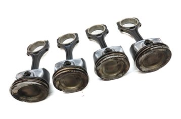 Thumbnail 4: 2014-2020 MERCEDES CLA250 (C117) 2.0L M270 TURBO ENGINE PISTON w/ ROD SET-4