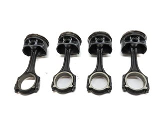 Thumbnail 5: 2014-2020 MERCEDES CLA250 (C117) 2.0L M270 TURBO ENGINE PISTON w/ ROD SET-4