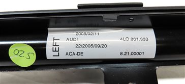 Thumbnail 6: 2007-2015 AUDI Q7 (4L) LEFT REAR DOOR WINDOW SUNSHADE SUNSCREEN SUN SHADE SCREEN