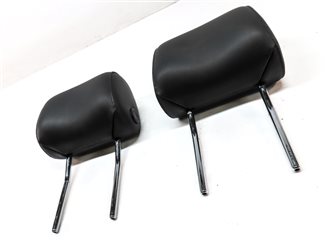Thumbnail 3: 08-15 AUDI A3 A6 Q7 S6 (8P C7 4L) FRONT LEFT & RIGHT SEAT HEADREST SET-2 (BLACK)