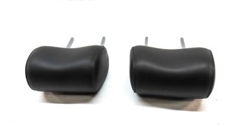 Thumbnail 4: 08-15 AUDI A3 A6 Q7 S6 (8P C7 4L) FRONT LEFT & RIGHT SEAT HEADREST SET-2 (BLACK)