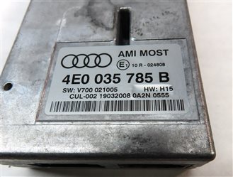 Thumbnail 4: 2008 AUDI Q7 (4L) RADIO STEREO AUDIO MUSIC IPOD INTERFACE CONTROL MODULE