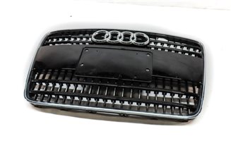 2007-2009 AUDI Q7 (4L) FRONT BUMPER RADIATOR GRILLE w/ LICENSE MOUNT (BLACK)