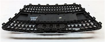 Thumbnail 6: 2007-2009 AUDI Q7 (4L) FRONT BUMPER RADIATOR GRILLE w/ LICENSE MOUNT (BLACK)