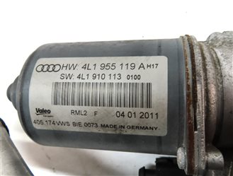 Thumbnail 7: 2007-2015 AUDI Q7 (4L) FRONT WINDSHIELD WIPER MOTOR w/ LINKAGE