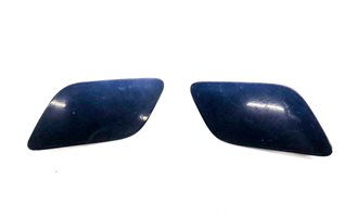 Thumbnail 2: 08 AUDI Q7 4L FRONT LEFT & RIGHT HEADLIGHT WASHER SQUIRTER TRIM SET/2 (BLUE)