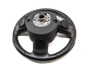 Thumbnail 5: 2007-2008 A4 Q7 S4 RS4 3 SPOKE S-LINE STEERING WHEEL w/CONTROL SWITCHES (BLACK)