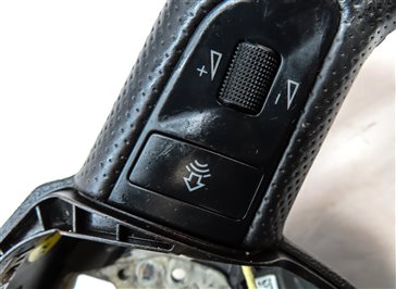 Thumbnail 8: 2007-2008 A4 Q7 S4 RS4 3 SPOKE S-LINE STEERING WHEEL w/CONTROL SWITCHES (BLACK)
