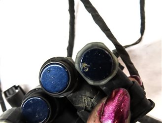Thumbnail 6: 08 AUDI Q7 (4L) FRONT PARK ASSIST PDC SENSOR SET/4 w/WIRE WIRING HARNESS (BLUE)