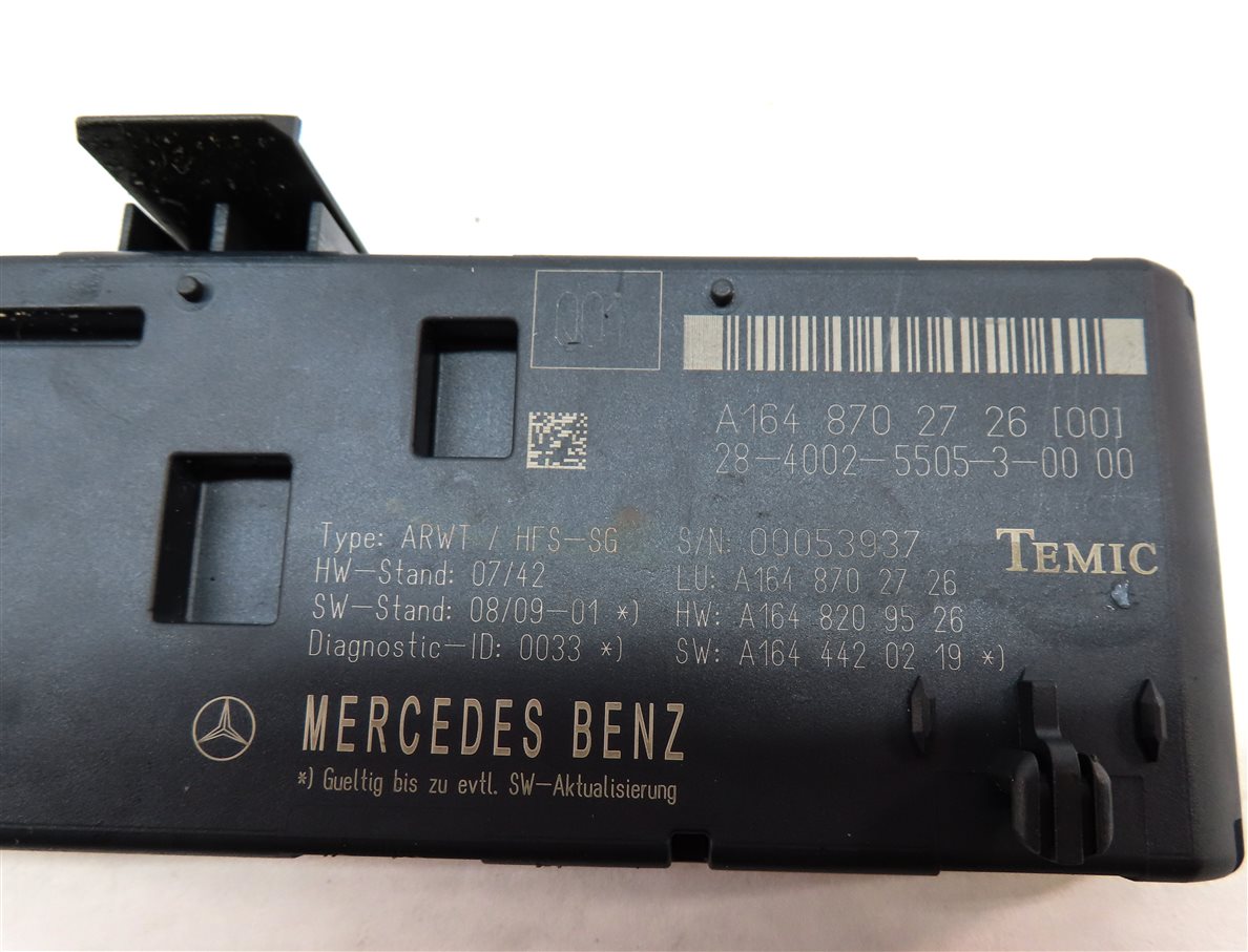 Thumbnail 9: 08-13 MERCEDES GL ML R CLASS (W164 W251 X164) REAR TRUNK LIFT LIFTGATE MODULE