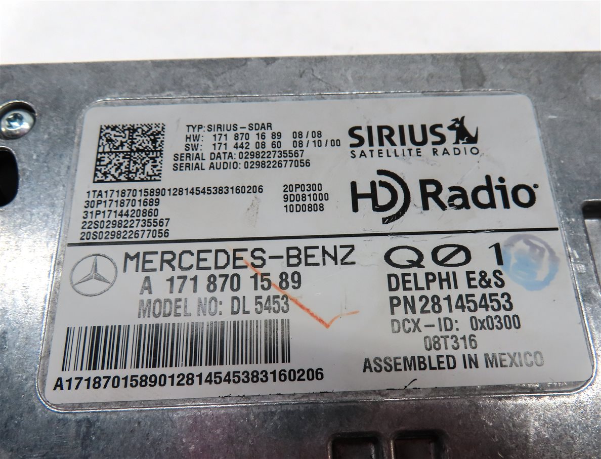 Thumbnail 9: 2009 MERCEDES GL320 (X164) SIRIUS SATELLITE RADIO CONTROL MODULE