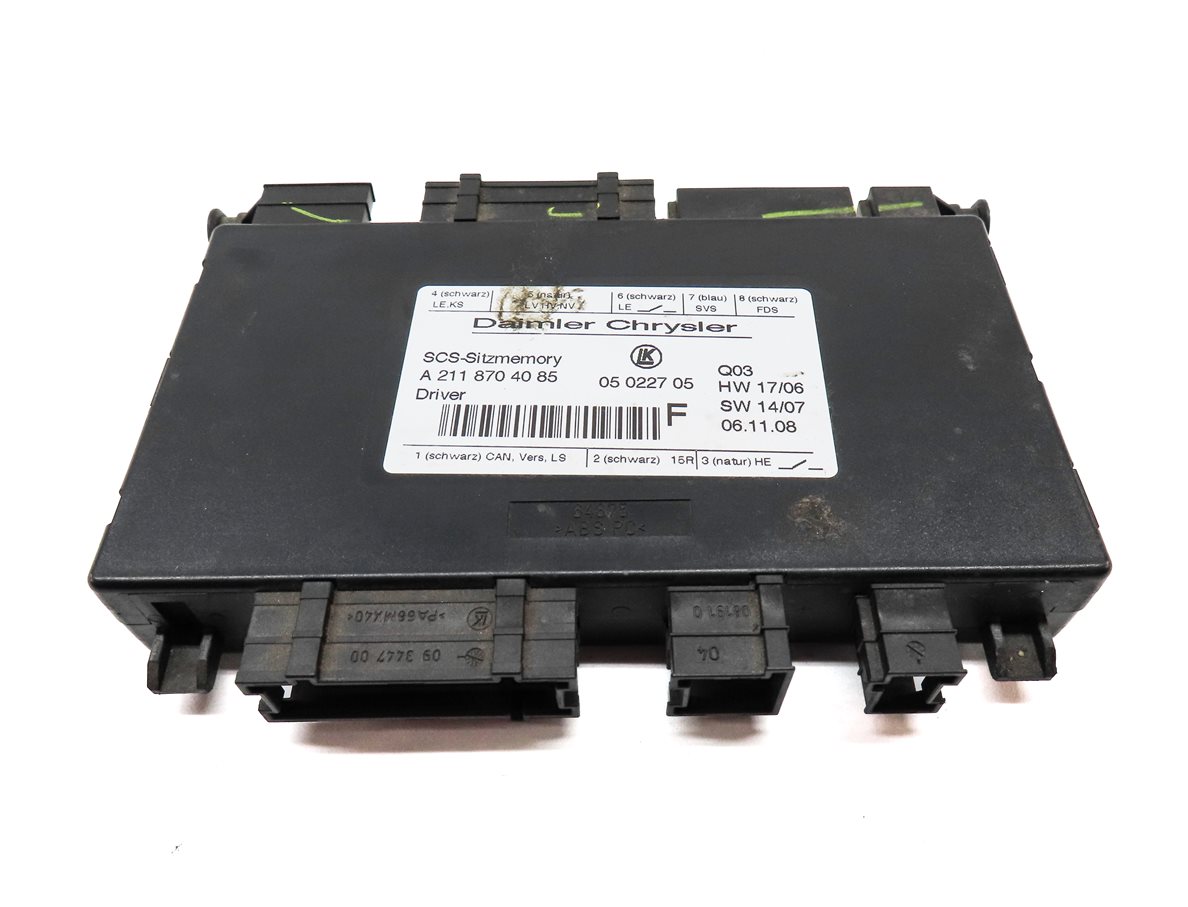 Thumbnail 2: 2009 MERCEDES GL320 (X164) FRONT LEFT DRIVER SEAT CONTROL MODULE