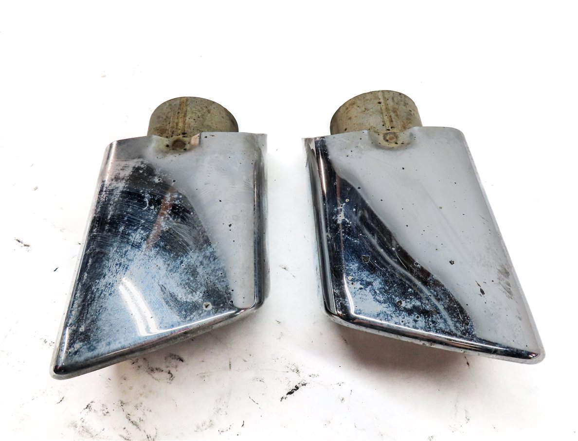 Thumbnail 2: 2009-2012 MERCEDES GL320 GL350 (X164) BLUETEC DIESEL EXHAUST TIP SET (CHROME)