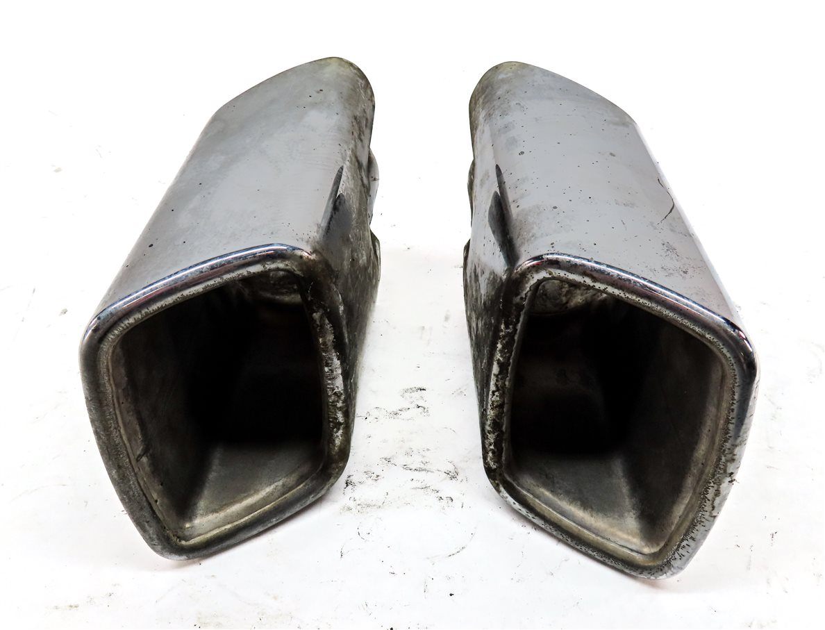 Thumbnail 3: 2009-2012 MERCEDES GL320 GL350 (X164) BLUETEC DIESEL EXHAUST TIP SET (CHROME)