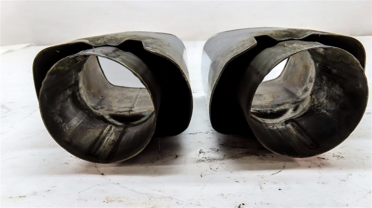 Thumbnail 6: 2009-2012 MERCEDES GL320 GL350 (X164) BLUETEC DIESEL EXHAUST TIP SET (CHROME)