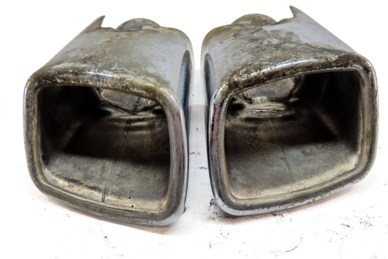Thumbnail 7: 2009-2012 MERCEDES GL320 GL350 (X164) BLUETEC DIESEL EXHAUST TIP SET (CHROME)