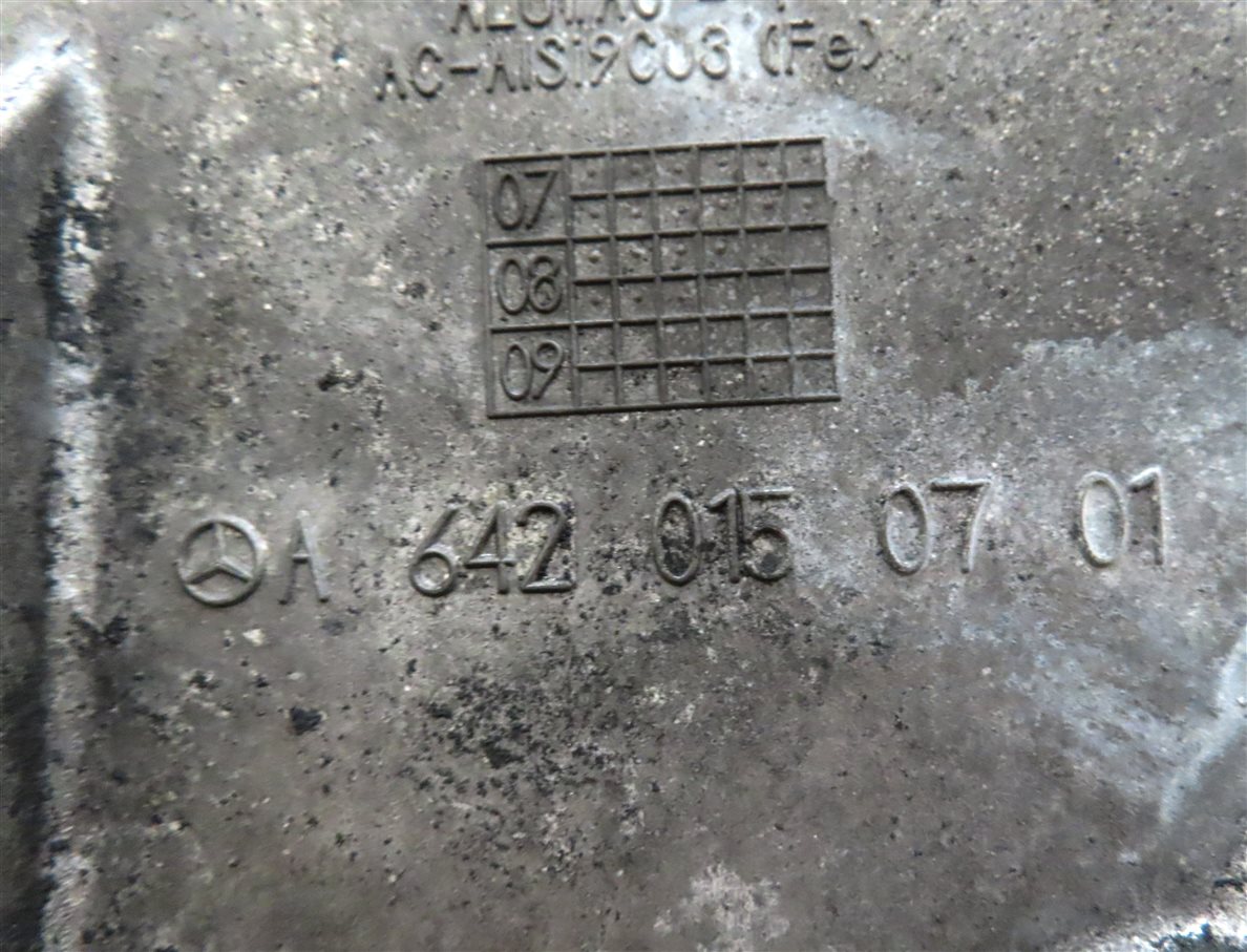 Thumbnail 7: 07-09 MB E320 GL320 ML320 R320 (X164 W164) 3.0L OM642 DIESEL ENGINE TIMING COVER