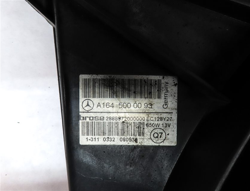 Thumbnail 12: 2007-2012 MERCEDES GL ML R CLASS (X164 W164 W251) RADIATOR COOLING FAN w/ SHROUD