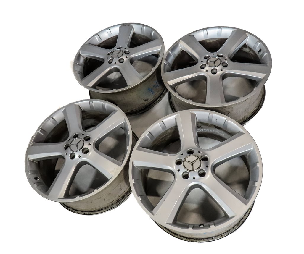 2009 MERCEDES GL320 (X164) 20x8.5 ALUMINUM ALLOY 5-SPOKE WHEEL RIM SET-4