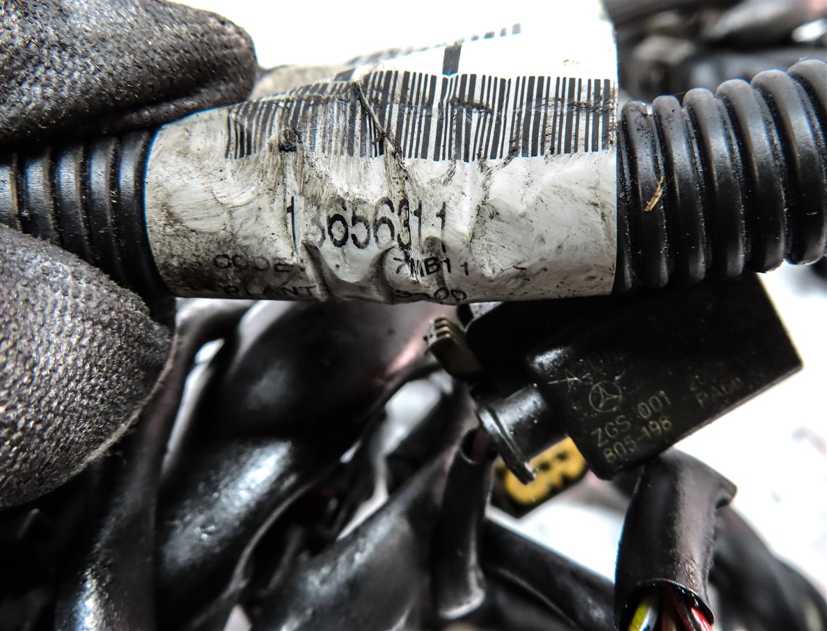 Thumbnail 6: 2009 MERCEDES GL320 (X164) 3.0L DIESEL ENGINE MOTOR WIRE WIRING HARNESS LOOM