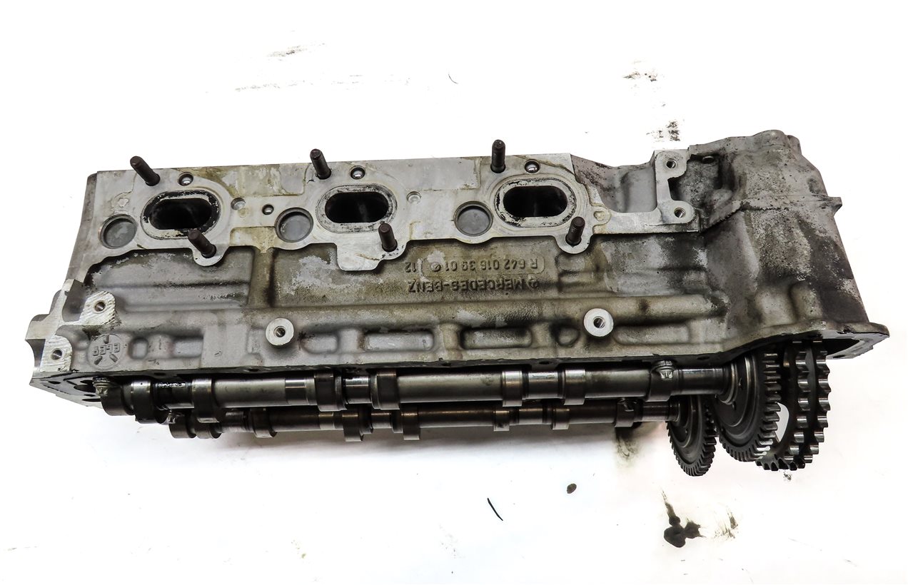 Thumbnail 8: 09 MERCEDES GL320 ML320 (X164 W164) 3.0L OM642 DIESEL ENGINE LEFT CYLINDER HEAD