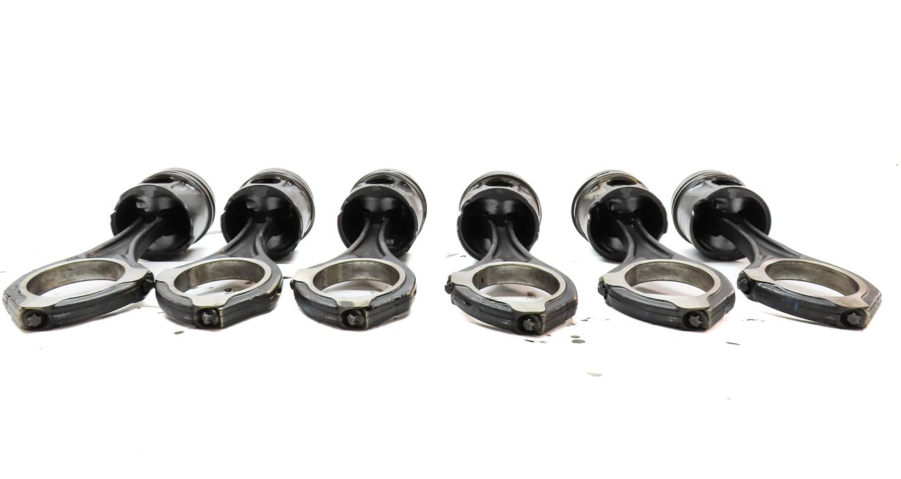 Thumbnail 6: 09-13 MERCEDES E350 GL320 GL350 ML320 ML350 3.0L DIESEL ENGINE PISTON & ROD SET