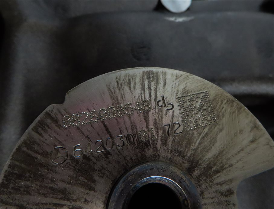 Thumbnail 11: 09 MERCEDES GL320 ML320 X164 W164 3.0L OM642 DIESEL ENGINE CYLINDER BLOCK (BARE)