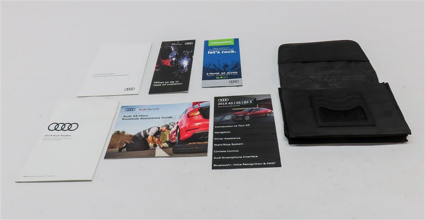 Thumbnail 1: 2019 AUDI A5 SPORTBACK (8W6) OWNERS MANUAL BOOKLET SET 6 w/ CARRY CASE