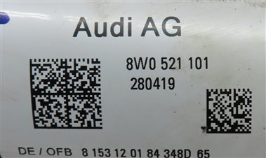 Thumbnail 4: 17-19 AUDI A4 ALLROAD (B9 8W) A/T - REAR DRIVESHAFT DRIVELINE DRIVE LINE SHAFT