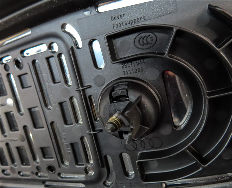 Thumbnail 11: 2019 AUDI A5 SPORTBACK (8W6) DEAD REST FOOT BRAKE GAS PEDAL TRIM SET 3
