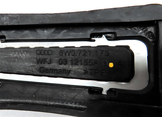 Thumbnail 6: 2019 AUDI A5 SPORTBACK (8W6) DEAD REST FOOT BRAKE GAS PEDAL TRIM SET 3