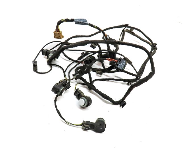 19 AUDI A5 SPORTBACK 8W6 REAR PART ASSIST PDC SENSOR SET6 BLACK WHITE w/ HARNESS
