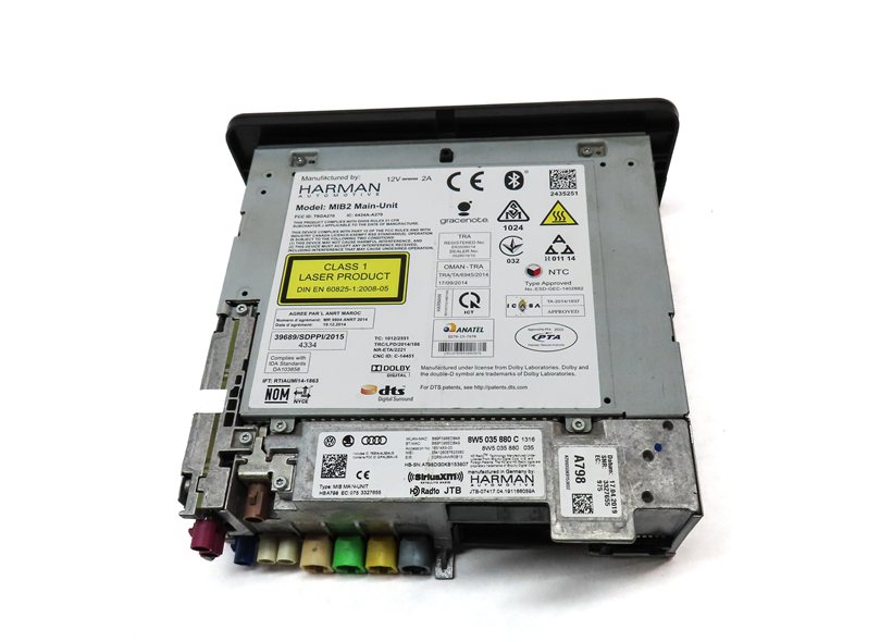 Thumbnail 5: 2019 AUDI A5 SPORTBACK (8W6) RADIO STEREO MMI DVD SIM SD CD PLAYER HEAD UNIT