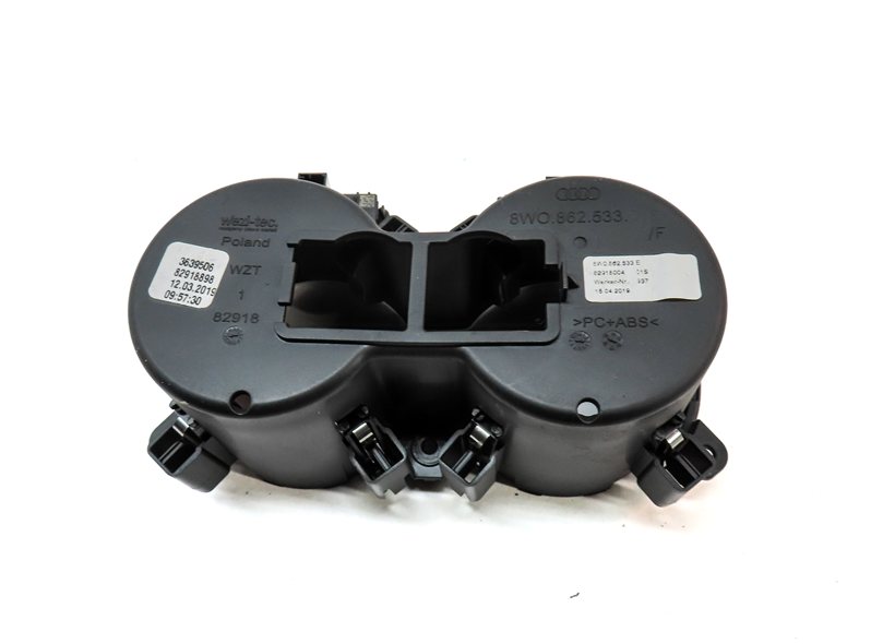 Thumbnail 5: 2019 AUDI A5 SPORTBACK (8W6) FRONT DUAL DOUBLE CUPHOLDER CUP HOLDER (BLACK)