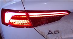 Thumbnail 2: 18-19 AUDI A5 S5 RS5 COUPE SPORTBACK REAR LEFT OUTER LED BRAKE TAIL LIGHT LAMP