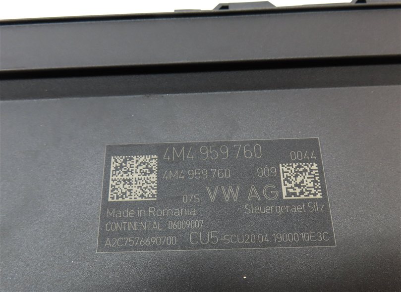 Thumbnail 5: 2019 AUDI A5 SPORTBACK (8W6) FRONT LEFT DRIVER SEAT CONTROL MODULE