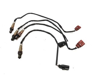 Thumbnail 2: 2012 AUDI A8 (D4 4H) 4.2L (CDRA) ENGINE OXYGEN O2 LAMBDA PROBE SENSOR SET/4