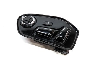 11-17 AUDI A8 S8 (D4 4H) FRONT LEFT DRIVER SEAT ADJUST SWITCH w/ MASSAGE (BLACK)
