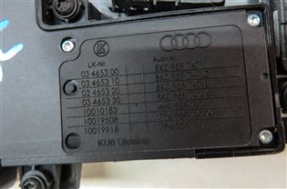 Thumbnail 6: 11-17 AUDI A8 S8 (D4 4H) FRONT LEFT DRIVER SEAT ADJUST SWITCH w/ MASSAGE (BLACK)