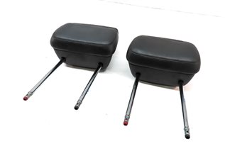 Thumbnail 1: 12-18 AUDI A8 S8 D4 4H FRONT LEFT DRIVER & RIGHT PASSENGER HEADREST SET2 (BLACK)